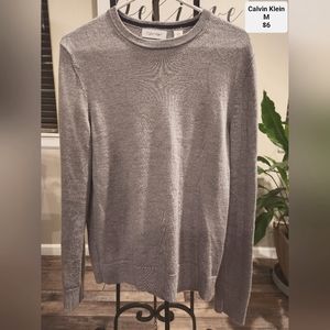 Men crewneck Gray Calvin Klein